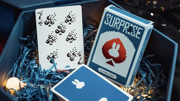 Surprise Deck V5 (Blue) Playing Cards by Bacon Playing Card Company
