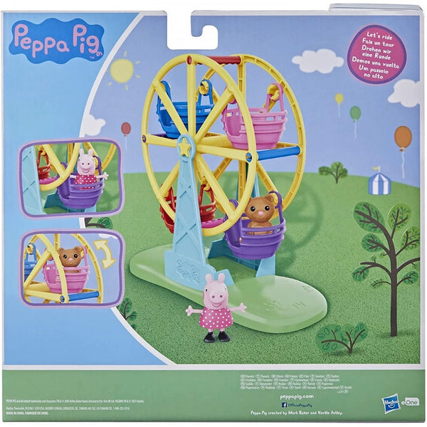 Peppa Pig Peppa’s Adventures Peppa’s Ferris Wheel Playset Preschool Toy Figure and Accessory for Kids Ages 3+
