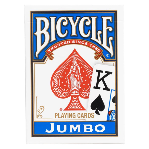 Bicycle Jumbo Index 88 Playing Cards, Red and Blue Rider Back 2 Pack