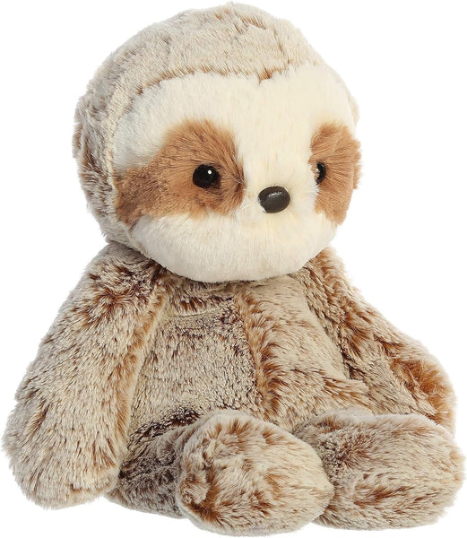 Aurora® Snuggly Sweet & Softer™ Cow Stuffed Animal - Comforting Companion - Imaginative Play - White 9 Inches