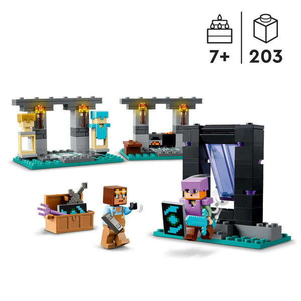 LEGO Minecraft Gift Set - 5 epic sets with 15 characters in 1 Box: Steve’s Desert Expedition, The Armory, The Nether Lava Battle, The Illager Desert Patrol, and The Lush Cave Fight - 66805