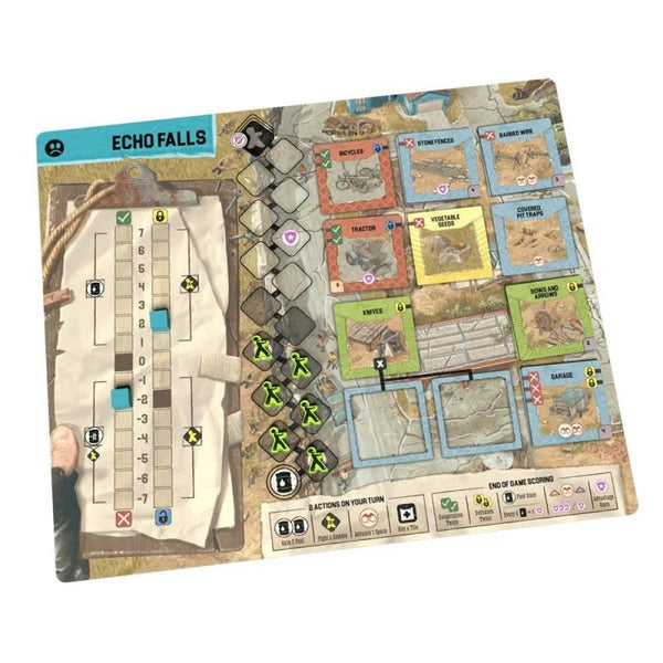 Trick Or Treat Studios City Of The Living Board Game - Zombie Apocalypse Strategy Game, Tableau-Building, Action-Selection, City Rebuilding & Survival, 2-4 Players