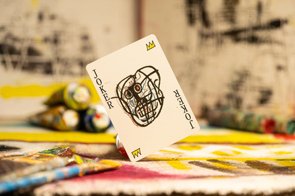 theory11 Jean-Michel Basquiat Premium Playing Cards, Poker Size Standard Index