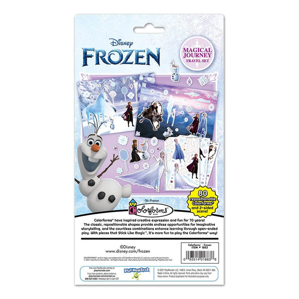 Colorforms - Disney Frozen Travel Set - Pieces Stick Like Magic - On-The-Go Storytelling Fun - Ages 3+