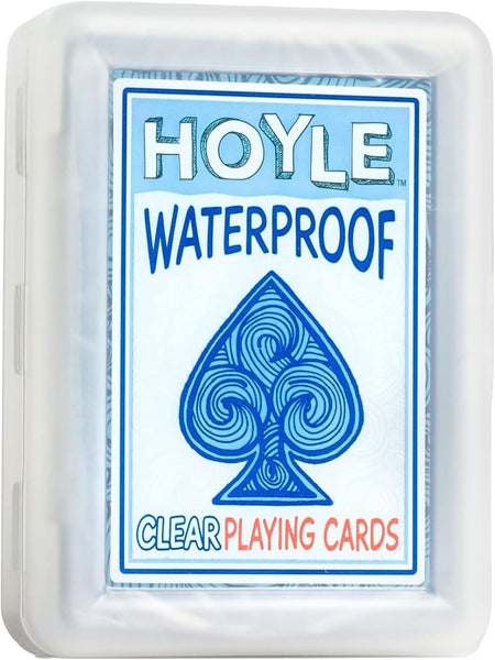 Hoyle Waterproof Clear Playing Cards (3- Pack)