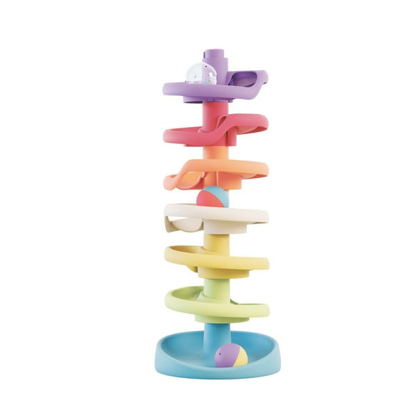 Quercetti Spiral Tower Evo - PlayEco+ Educational and Sustainable Toy for Ages 1+