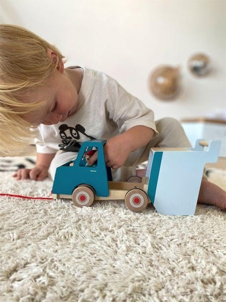 Small Foot - Pull-Along Dump Truck Playset