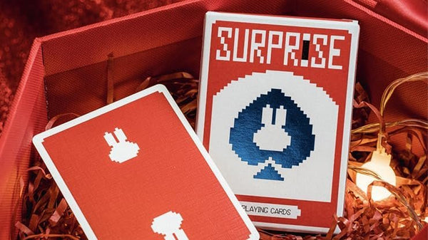 Surprise Deck V5 (Red) Playing Cards by Bacon Playing Card Company