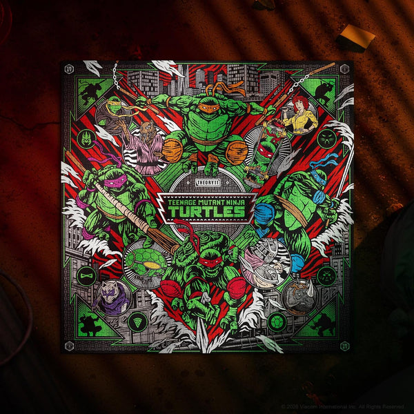 theory11 Teenage Mutant Ninja Turtles Jigsaw Puzzle - 1000 Piece TMNT Puzzle for Adults & Fans, Leonardo, Michelangelo, Donatello & Raphael Collectible Artwork, Ages 14+