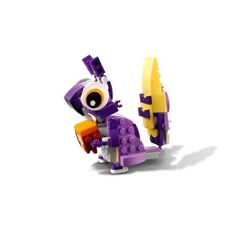 LEGO Creator 3 in 1 Fantasy Forest Creatures, Woodland Animal Toys Set Transforms from Rabbit to Owl to Squirrel Figures, Gift for 7 Plus Year Old Girls and Boys, 31125