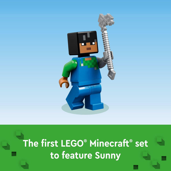 LEGO Minecraft The Cherry Blossom Garden, Video Game Toy for Kids, Building Set with 2 Minecraft Minifigures, Bees and a Sniffer Figure, Hands-on Minecraft Toy for Boys and Girls Ages 8 and Up, 21260