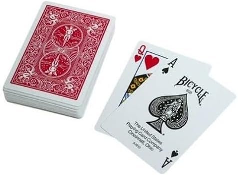 Bicycle Mirage Deck (Red) - Trick Instructions by World Champion Magician - DARYL