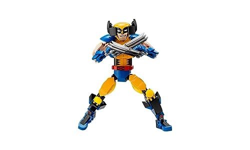 LEGO Marvel Wolverine Construction Figure 76257 Buildable Marvel Action Figure, Fully Jointed Marvel Collectible with 6 Claw Elements for Play and Display, X-Men Super Hero Gift for Kids Ages 8-12