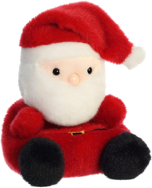 Aurora World Small Palm Pals 2 Piece Christmas Plush Bundle, Santa Claus and Snowman
