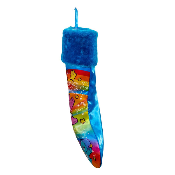 Kurt S. Adler Care Bears Character Care Bear Stare Christmas Stocking, Holiday Fireplace Decor, Collectible Stocking for Mantel or Wall
