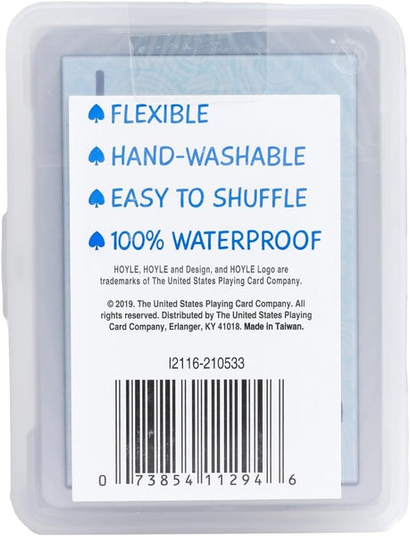 Hoyle Waterproof Clear Playing Cards (3- Pack)