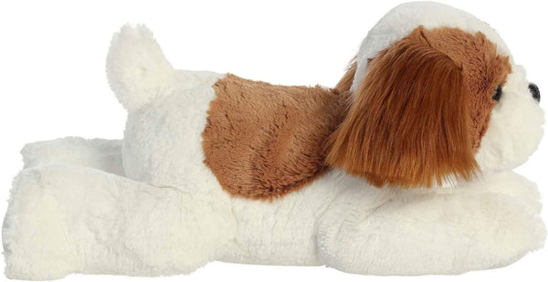 Aurora® Adorable Flopsie™ Stella Shih Tzu™ Stuffed Animal - Playful Ease - Timeless Companions - White 12 Inches