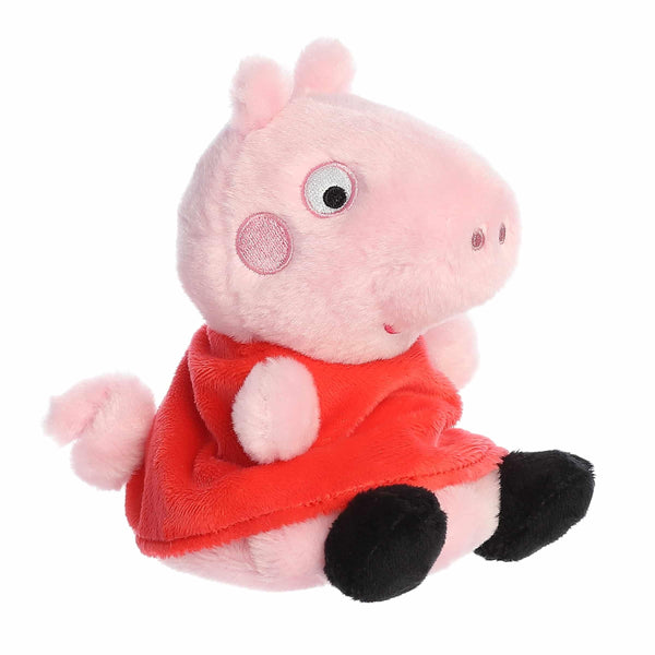 Aurora® Playful Peppa Pig™ Palm Pals™ Stuffed Animal - Officially Licensed Toys for All Fans - Perfect for Birthdays, Adults and Kids All Ages - Pink 5 Inches