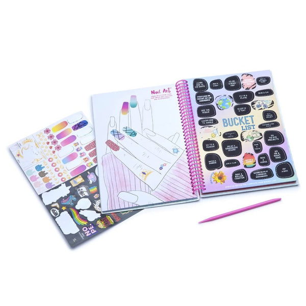 Craft-tastic — Scratch and Sticker Interactive Journal — Activity Book Packed with Fun Quizzes, 550+ Stickers, Creative Doodle Prompts, and More!