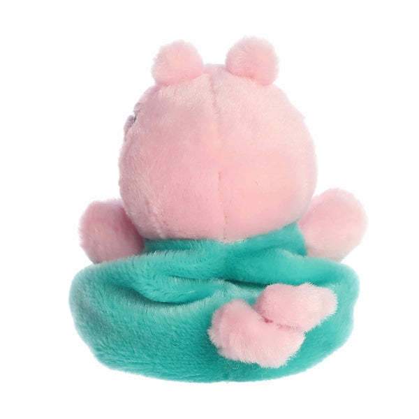 Aurora® Playful Peppa Pig™ Daddy Pig Palm Pals™ Stuffed Animal - Officially Licensed Toys for All Fans - Perfect for Birthdays, Adults and Kids All Ages - Pink 4 Inches