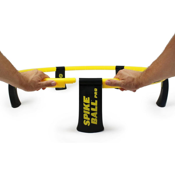 Spikeball Pro Kit - Tournament Edition - Includes Upgraded Stronger Playing Net, New Balls Designed to Add Spin, Portable Ball Pump Gauge and Backpack