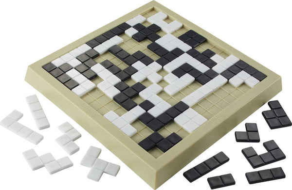 Mattel Games Blokus Duo Strategy Board Game, Family Game for Kids & Adults with Black and White Pieces, 2 Players Ages 7+