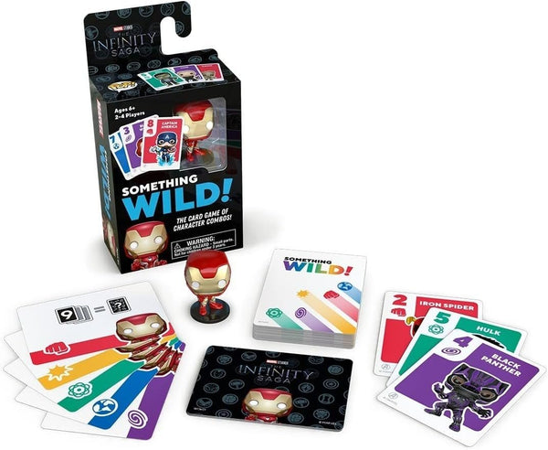 Something Wild! Marvel Infinity War with Iron Man Pocket Pop! Card Game for 2-4 Players Ages 6 and Up
