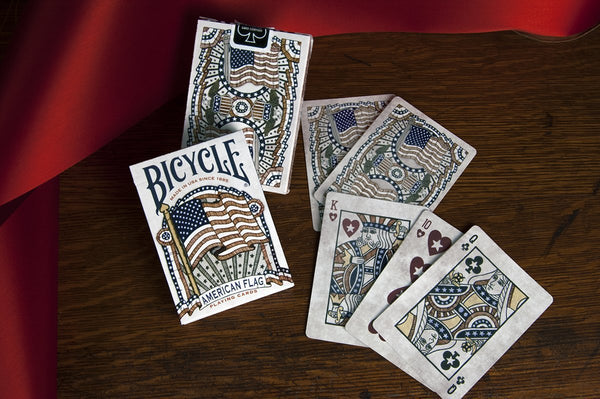 Bicycle American Flag Playing Cards, Poker Size Standard Index, 2-Pack