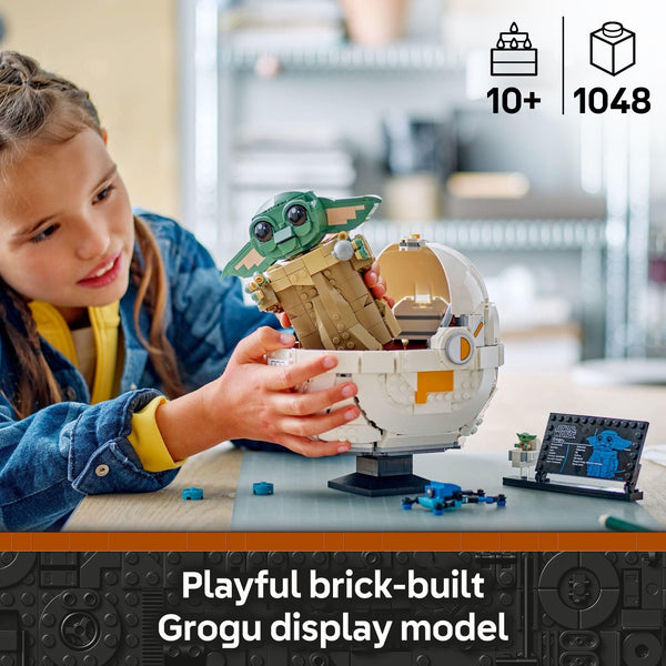 LEGO Star Wars Grogu with Hover Pram Building Toy Set - Star Wars Toy for Kids, Boys & Girls, Ages 10+ - Gift Idea for Birthday - 75403