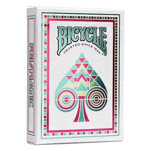 Bicycle Prismatic Playing Cards - Modern, Vibrant Design, Cold Foiling - Poker Size Standard Index
