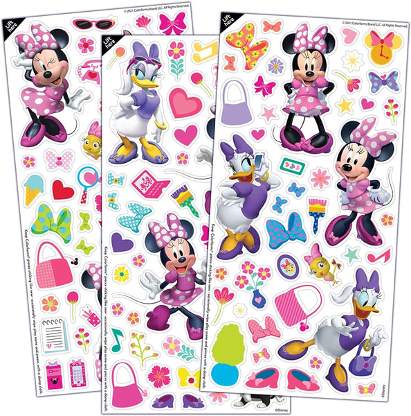Colorforms - Disney Minnie Mouse Box Set - Pieces Stick Like Magic! - Fun Storytelling Play - Ages 3+
