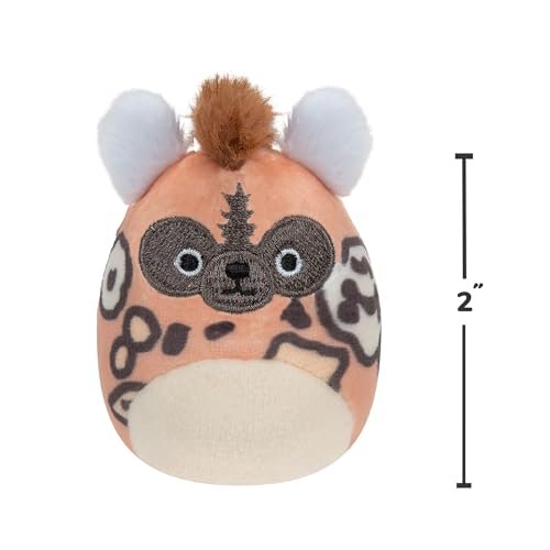Squishville SQM0508 Safari Squad, Super Soft Mini Squishmallows, 2" Plush Figures, Pack of 6