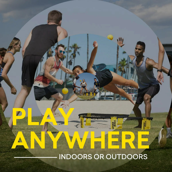 Spikeball Pro Kit - Tournament Edition - Includes Upgraded Stronger Playing Net, New Balls Designed to Add Spin, Portable Ball Pump Gauge and Backpack