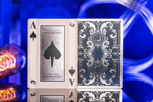 Kings Wild Project Brandon Sanderson's Mistborn Playing Cards - Officially Licensed Premium Collectible Deck by Jackson Robinson, Gilded Edition, Poker Size Custom Index