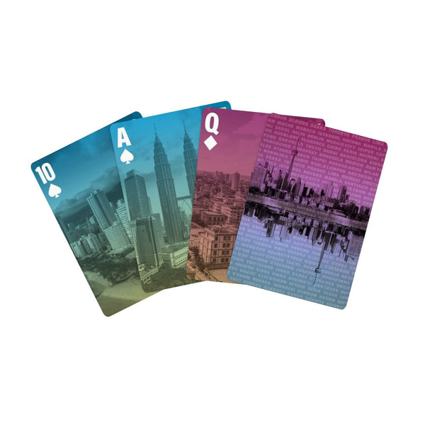 Bicycle Cities of The World Collectible Standard 52 Deck of Cards, Poker Size, Travel Guide Gifts, Vacation Games, Family & Kids Card Game Night