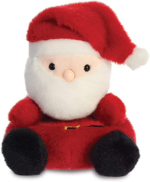 Aurora World Small Palm Pals 2 Piece Christmas Plush Bundle, Santa Claus and Snowman