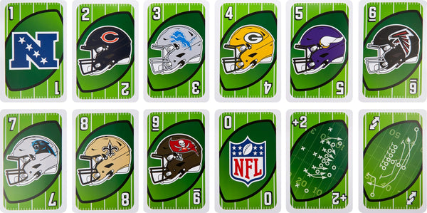 Mattel Games Giant UNO NFL Game for Kids, Adults & Family with Oversized Cards, 2-10 Players Ages 7+