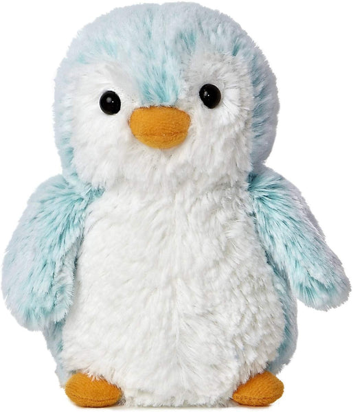 Aurora PomPom Mini Penguin Plush Bundle - Set of 2 (6-Inch Blue & Pink) Soft & Fluffy Penguin Stuffed Animals | Pom Pom Penguin Collection | Ideal Gift for Kids, Toddlers & Penguins Lovers