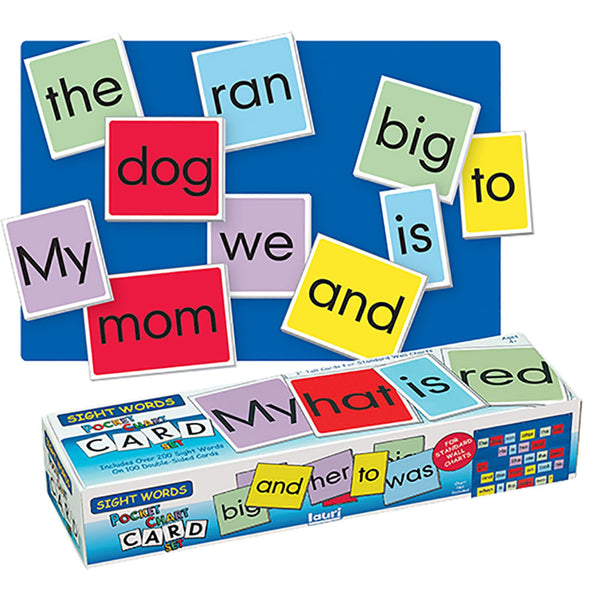 Lauri Pocket Chart Cards - Sight Words Card Set, Medium