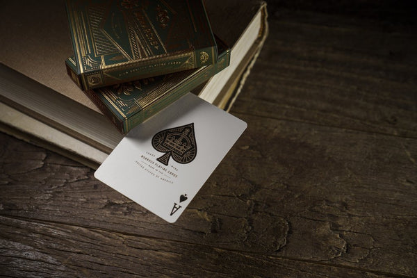 theory11 Monarchs Playing Cards (Green)