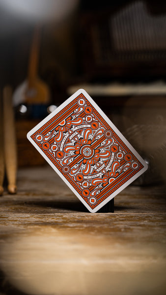 The Beatles Orange Playing Cards
