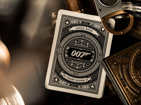 theory11 James Bond 007 Premium Playing Cards - Gold Foil, Official Collectible Deck