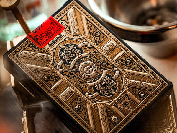 theory11 James Bond 007 Premium Playing Cards - Gold Foil, Official Collectible Deck