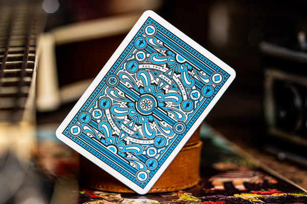 The Beatles Blue Playing Cards