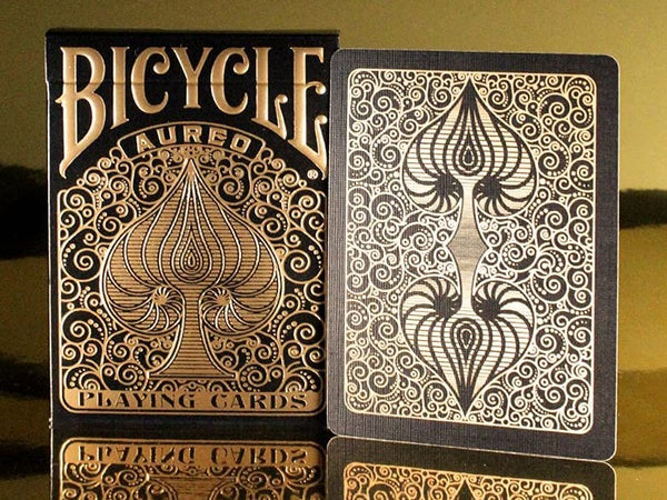 Aureo Black Playing Cards