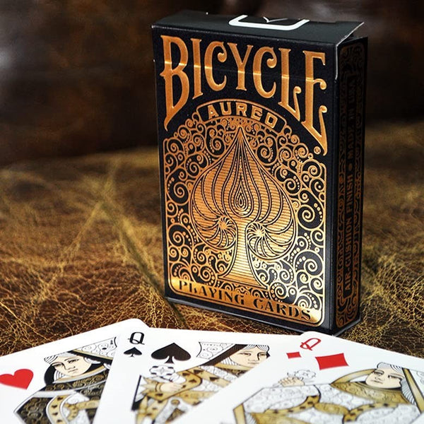 Aureo Black Playing Cards