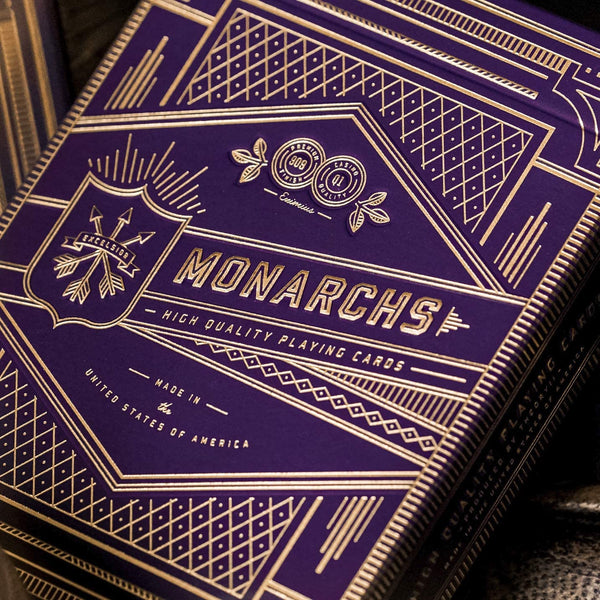 theory11 Monarchs Playing Cards (Purple)