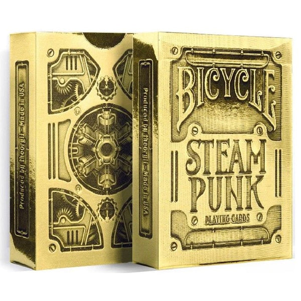 Steampunk Gold Playing Cards