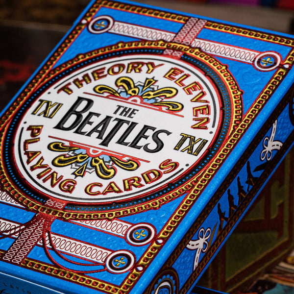 The Beatles Blue Playing Cards