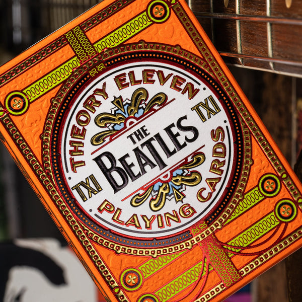 The Beatles Orange Playing Cards